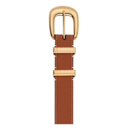 CELINE MEDIUM WESTERN BELT IN NATURAL CALFSKIN