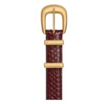 CELINE MEDIUM WESTERN BELT IN PYTHON BROWN