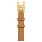 CELINE MEDIUM TRIOMPHE BELT IN SUEDE CALFSKIN