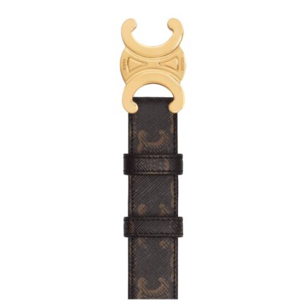 CELINE MEDIUM TRIOMPHE BELT IN TRIOMPHE CANVAS