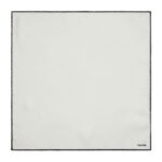 TOM FORD SATIN POCKET SQUARE WHITE