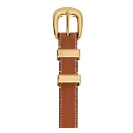 CELINE SMALL WESTERN BELT IN NATURAL CALFSKIN