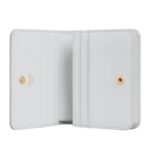 CELINE TRIOMPHE COMPACT WALLET IN SHINY CALFSKIN MOON