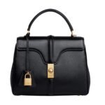 CELINE SMALL 16 BAG IN SATINATED CALFSKIN LIGHT BURGUNDY