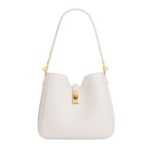 CELINE SMALL CAMILLE 16 SOFT BAG IN SMOOTH CALFSKIN SMOKED BROWN