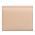 CELINE SMALL FLAP WALLET TRIOMPHE IN SHINY CALFSKIN OAT BEIGE