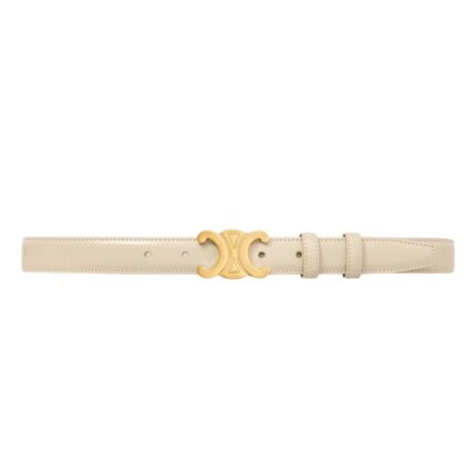 CELINE MEDIUM TRIOMPHE BELT IN TAURILLON LEATHER PAMPA