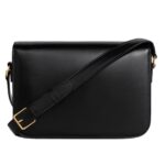 CELINE CLASSIQUE TRIOMPHE BAG IN SHINY CALFSKIN BLACK
