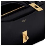 CELINE SMALL 16 BAG IN SATINATED CALFSKIN BLACK