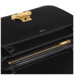CELINE CLASSIQUE TRIOMPHE BAG IN SHINY CALFSKIN BLACK
