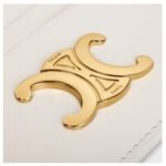 CELINE CARD HOLDER TRIOMPHE IN SHINY CALFSKIN RICE