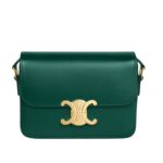 CELINE TEEN TRIOMPHE BAG IN SHINY CALFSKIN BRONZE