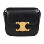 CELINE MINI CLAUDE IN SHINY CALFSKIN POOL