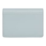 CELINE CARD HOLDER WITH FLAP TRIOMPHE IN SHINY CALFSKIN ICE BLUE