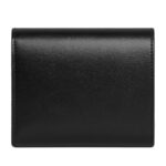 CELINE SMALL FLAP WALLET TRIOMPHE IN SHINY CALFSKIN BLACK