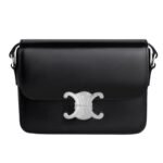 CELINE TEEN TRIOMPHE BAG IN SHINY CALFSKIN PASTEL PINK