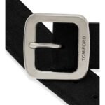 TOM FORD SUEDE SQUARE BELT