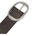TOM FORD GRAIN LEATHER OVAL BELT