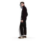 TOM FORD DOWN SUEDE FRONT ZIP THROUGH
