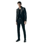 TOM FORD PLONGE LEATHER SARTORIAL BLAZER