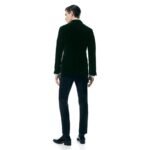TOM FORD FLUID VELVET SHELTON COCKTAIL JACKET DARK EMERALD