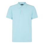 TOM FORD TENNIS PIQUET POLO DEEP BROWN