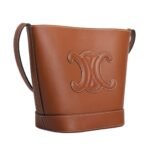 CELINE SMALL BUCKET CUIR TRIOMPHE IN SMOOTH CALFSKIN TAN