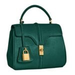 CELINE MINI 16 IN LIZARD RACING GREEN