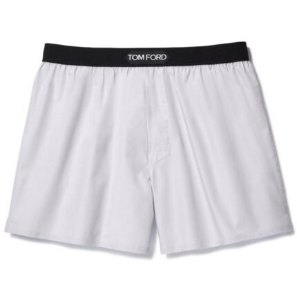 TOM FORD COTTON BOXERS DARK GREY