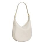 CELINE SMALL HELOÏSE CUIR TRIOMPHE BAG IN SUPPLE GRAINED CALFSKIN WHITE COTTON