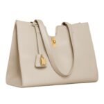 CELINE CABAS 16 SOFT IN SMOOTH CALFSKIN LIGHT STONE