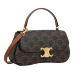 CELINE TEEN LOLA IN TRIOMPHE CANVAS AND CALFSKIN