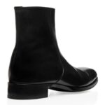 TOM FORD BURNISHED LEATHER ELKAN ZIP BOOT