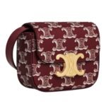 CELINE MINI CLAUDE IN TRIOMPHE CANVAS TWO TONE