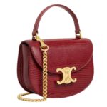CELINE MINI CHAIN BESACE CLEA IN LIZARD
