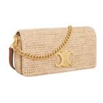 CELINE MULTIPOCHETTE IN RAFFIA