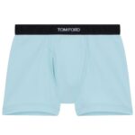 TOM FORD COTTON BOXER BRIEFS ARCTIC BLUE
