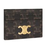 CELINE CARD HOLDER TRIOMPHE IN TRIOMPHE CANVAS