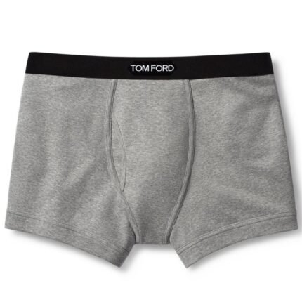 TOM FORD COTTON BOXER BRIEFS GREY