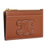 CELINE ZIPPED CARD HOLDER IN SMOOTH LAMBSKIN