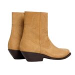 CELINE LEON ZIPPED BOOT IN SUEDE CALFSKIN