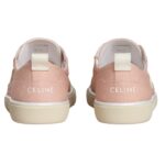 CELINE ALAN SNEAKERS WITH TRIOMPHE IN CANVAS ROSEWOOD
