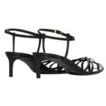 CELINE TRIOMPHE SANDAL IN LAMBSKIN BLACK