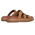 CELINE SLIDES TIPPI IN SUEDE CALFSKIN