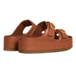 CELINE POLLY WEDGE MULE IN CALFSKIN