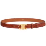 CELINE MEDIUM TRIOMPHE BELT IN PYTHON