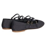 CELINE LES BALLERINES CRISS CROSS BABIES BALLERINA IN LUREX FABRIC