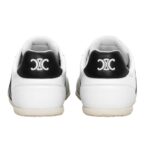 CELINE JOGGER LOW LACE UP SNEAKER IN CALFSKIN AND SUEDE CALFSKIN OPTIC WHITE