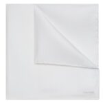 TOM FORD SATIN POCKET SQUARE BLACK