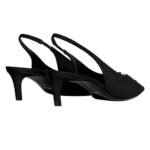 CELINE ALMA TRIOMPHE SLINGBACK IN GROS GRAIN